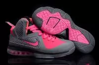 nike lebron 9 pas cher chaussure femmes nouveau rose gris rose